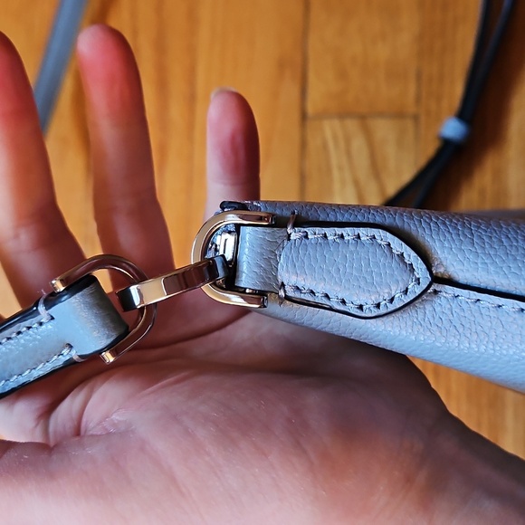 Kate Spade, Light Blue Crossbody Bag, Adjustable Strap, Like New Condition - Picture 9 of 14